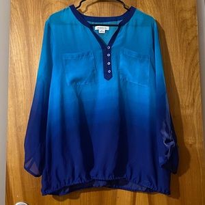 Liz Claiborne XL Sheer Over-shirt